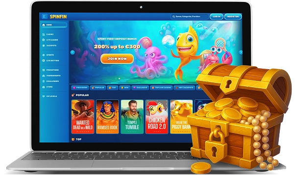 Spinfin Casino UK Desktop Spinfin Casino UK Desktop